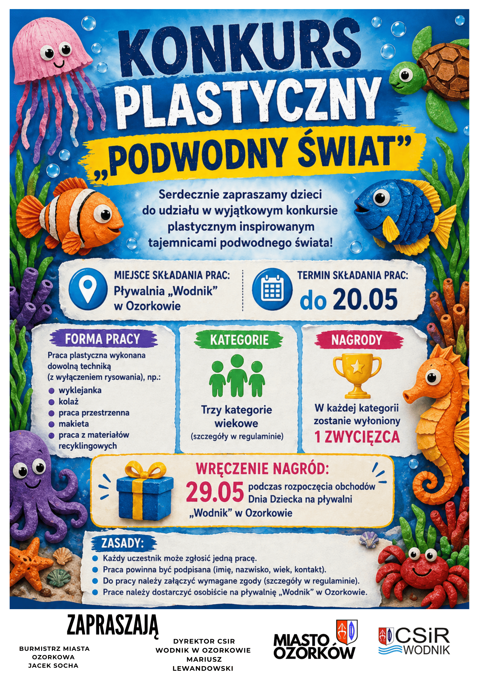 konkurs plastyczny podwodny świat