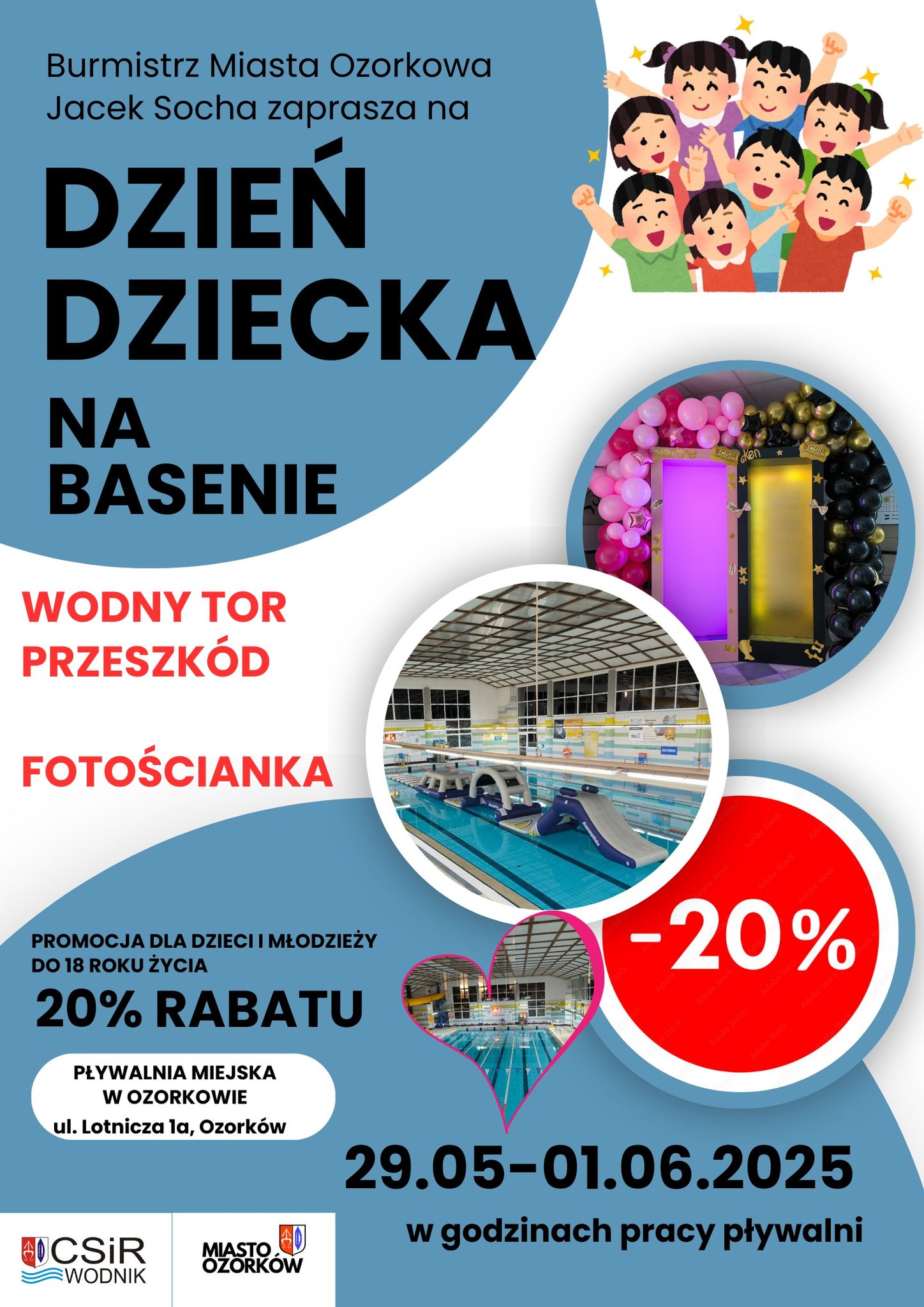 Plakat promujący Dzień Dziecka