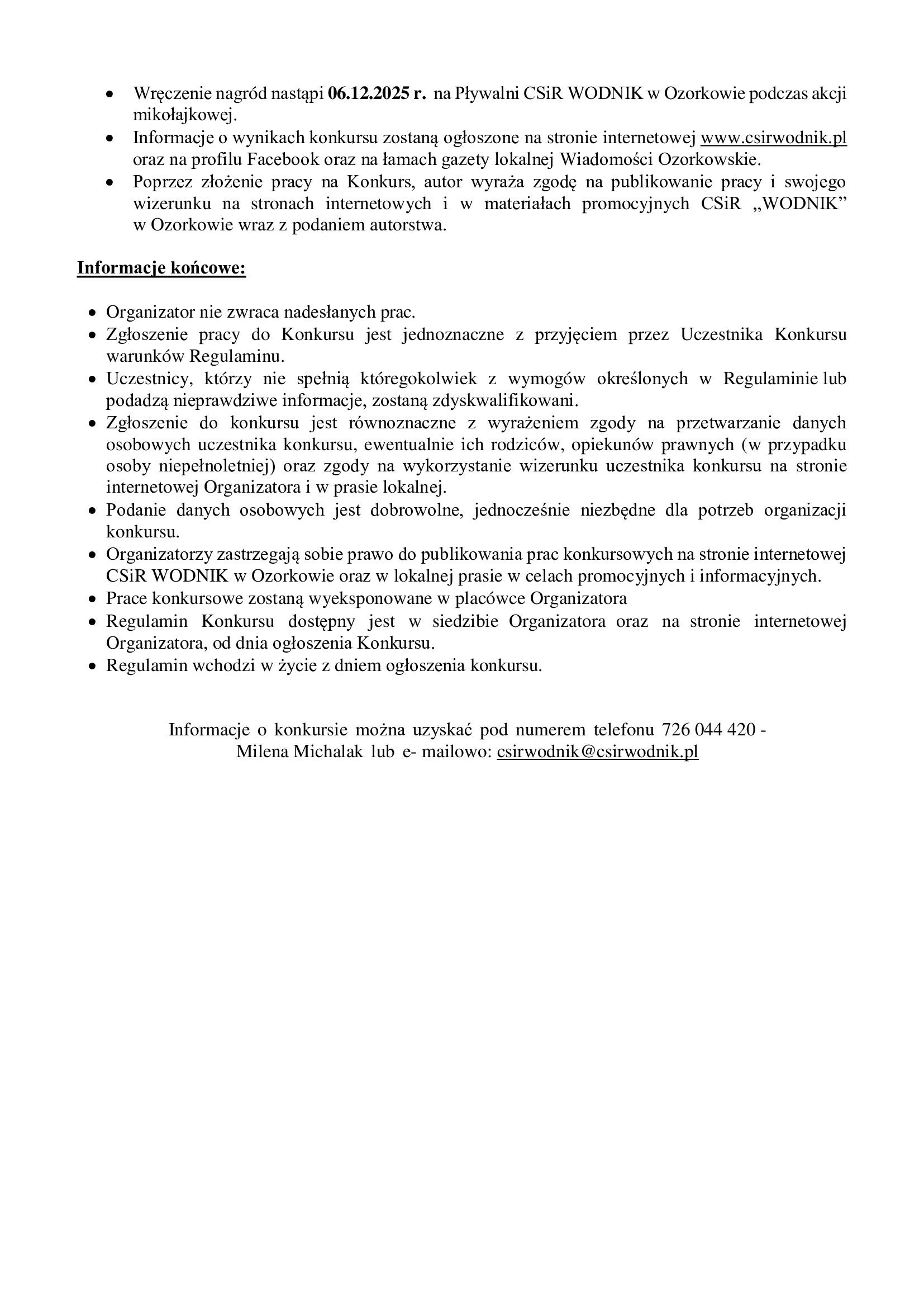 regulamin konkursu str.2