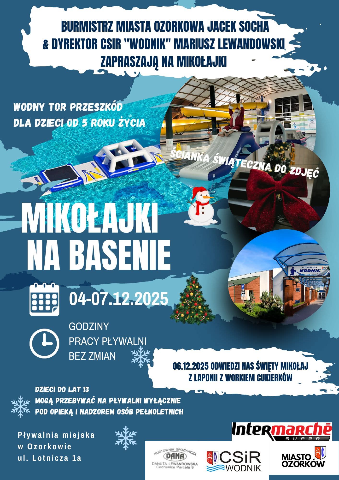 Mikołajki na basenie