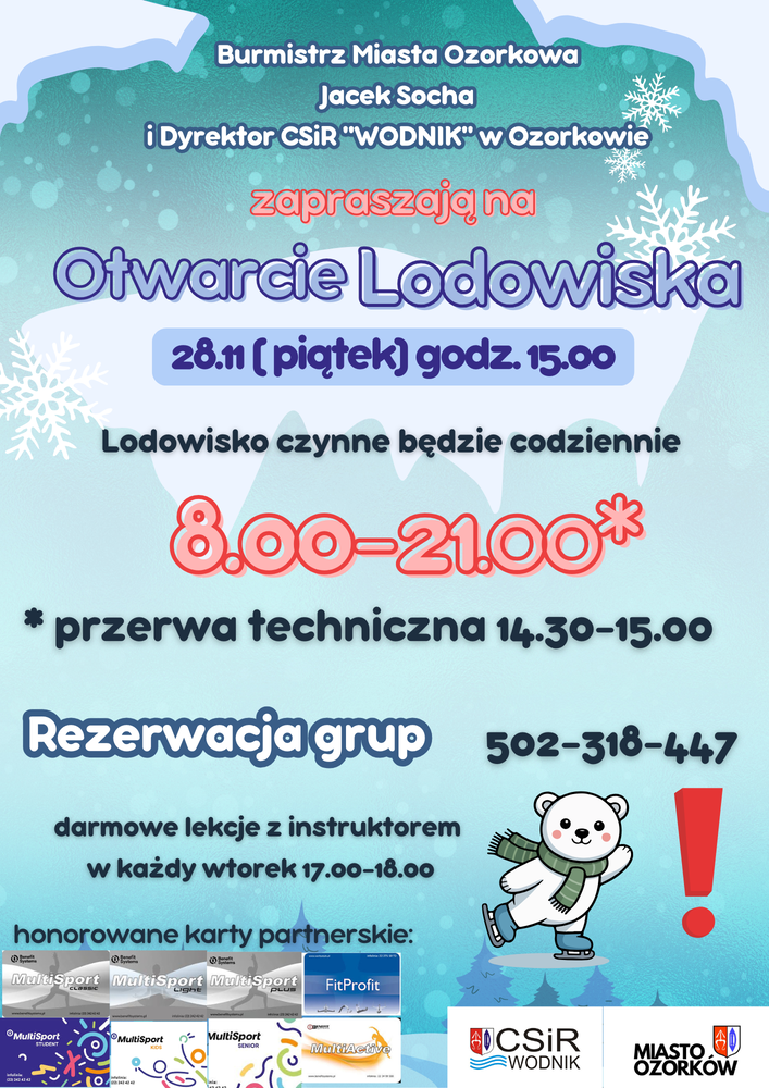 Otwarcie lodowiska