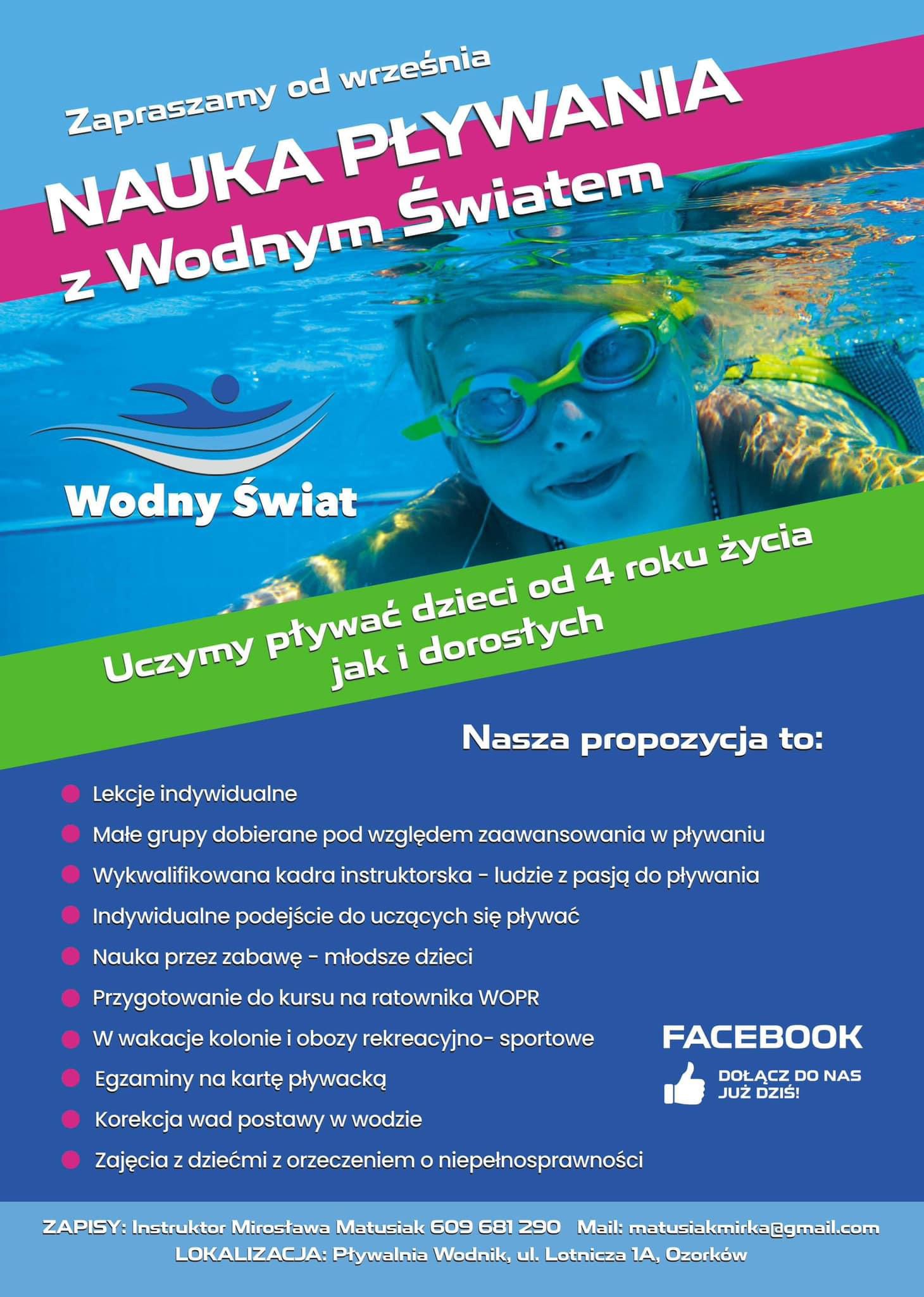 Ulotka Wodny Świat