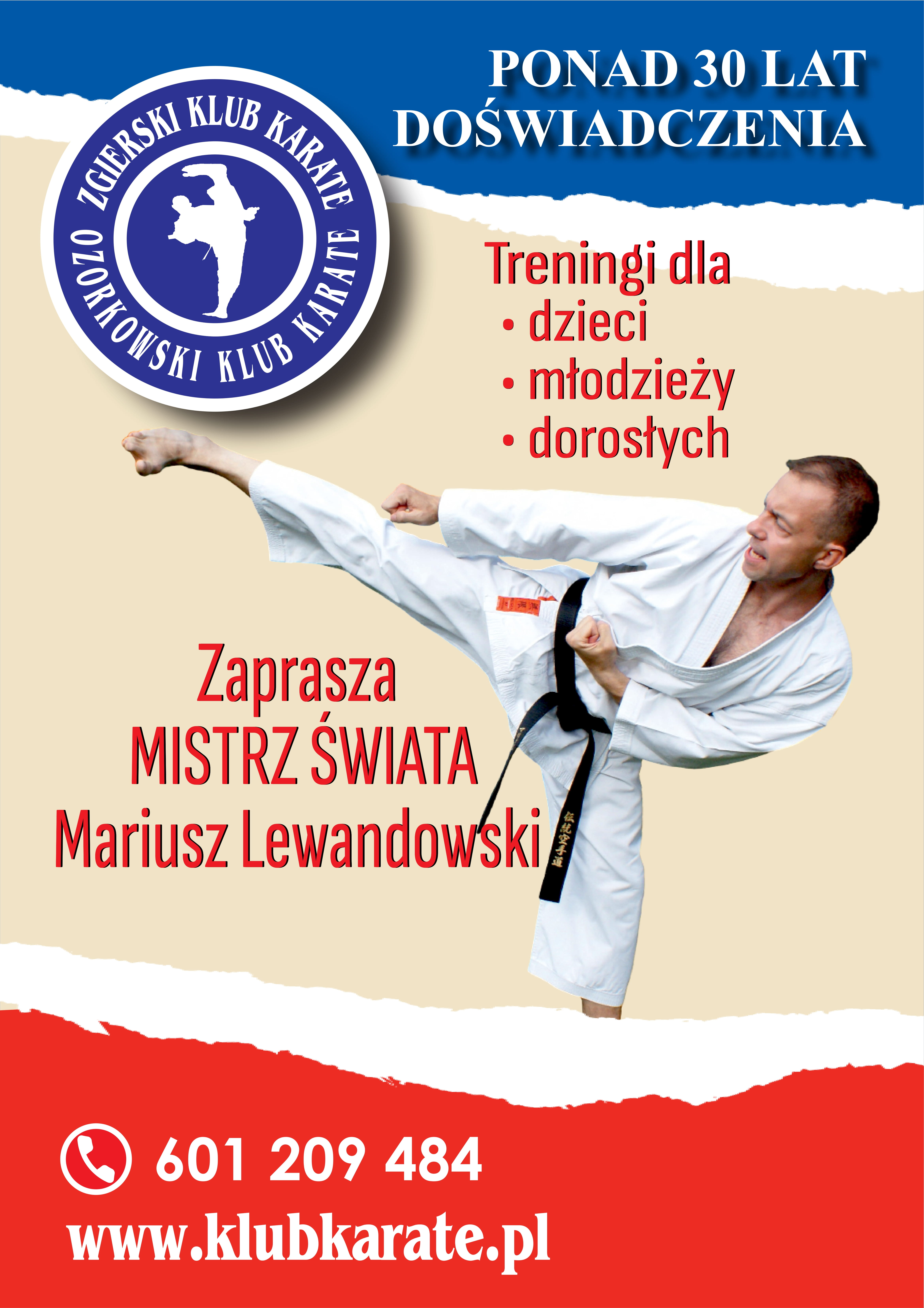 Ulotka Karate