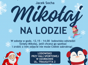 Mikołaj na lodzie