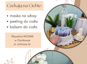 Plakat promujący Dzień SPA dla Kobiet 08 marca 2025r.