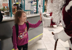 powitanie z Mikołajem