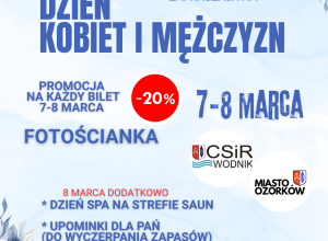 Plakat promujący dzień kobiet i mężczyzn